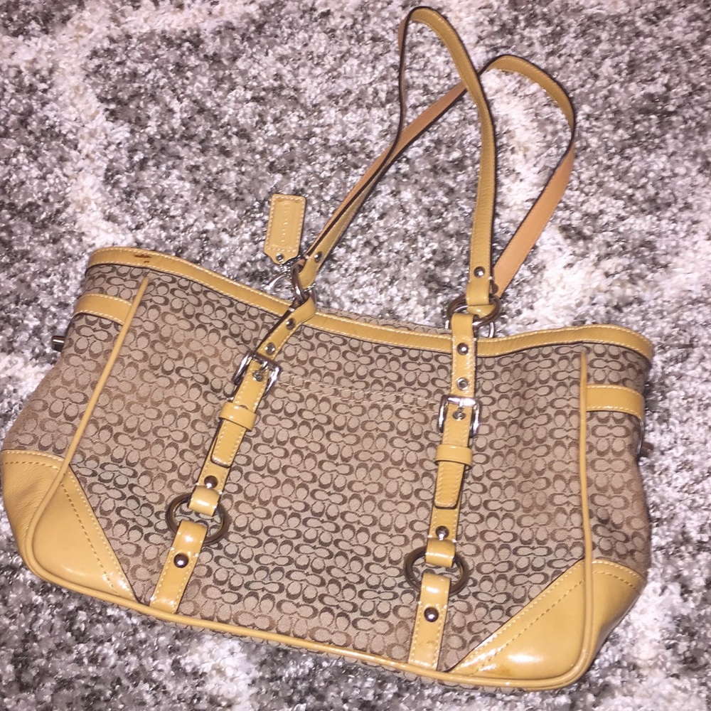 Tan Coach Bag